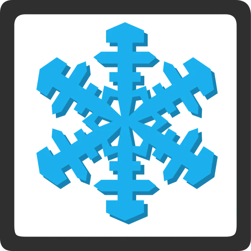 Snow Flake Sign Stickdatei – Weihnachten