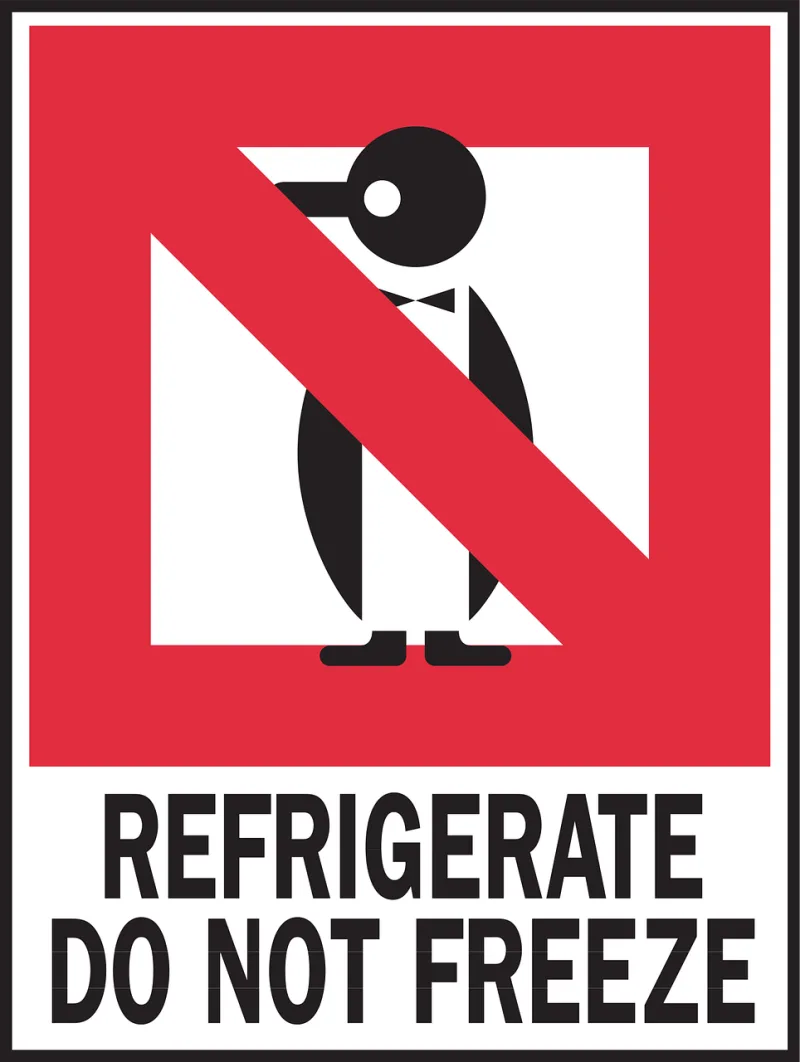 Penguin Warning Packaging Stickdatei – Tiere