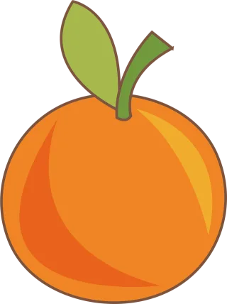 Orange Fruit Tangerinr Stickdatei