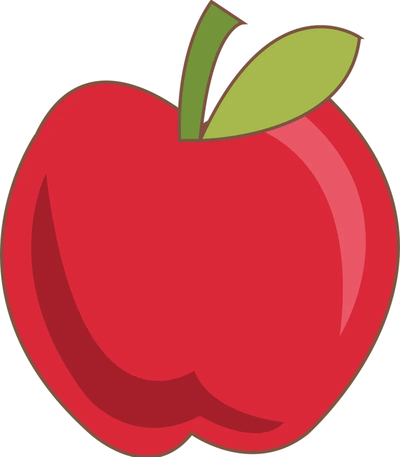 Apple Fruit Red apple Stickdatei – Essen & Trinken