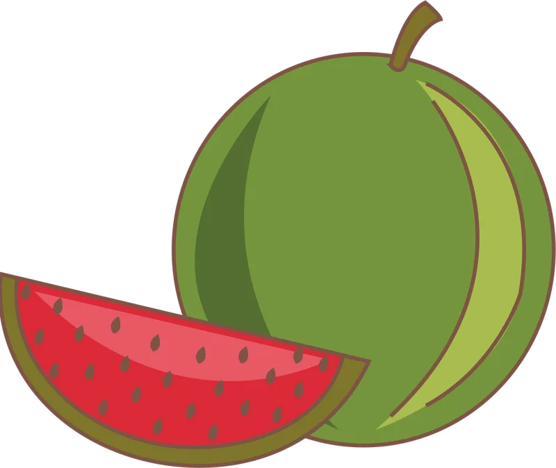 Watermelon Fruit Food Stickdatei – Essen & Trinken
