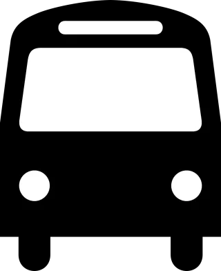 Bus Silhouette Transportation Stickdatei