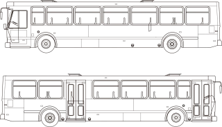 Bus Vehicle Auto Stickdatei