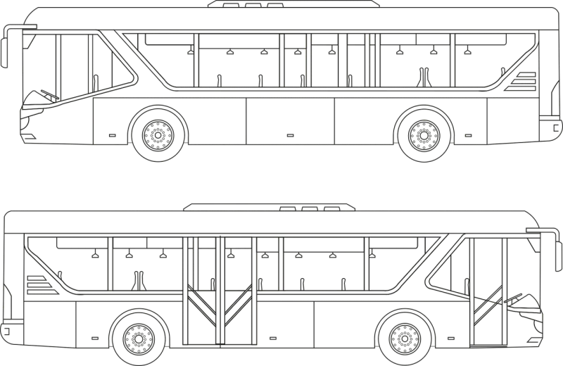 Bus Auto Vehicle Stickdatei – Fahrzeuge