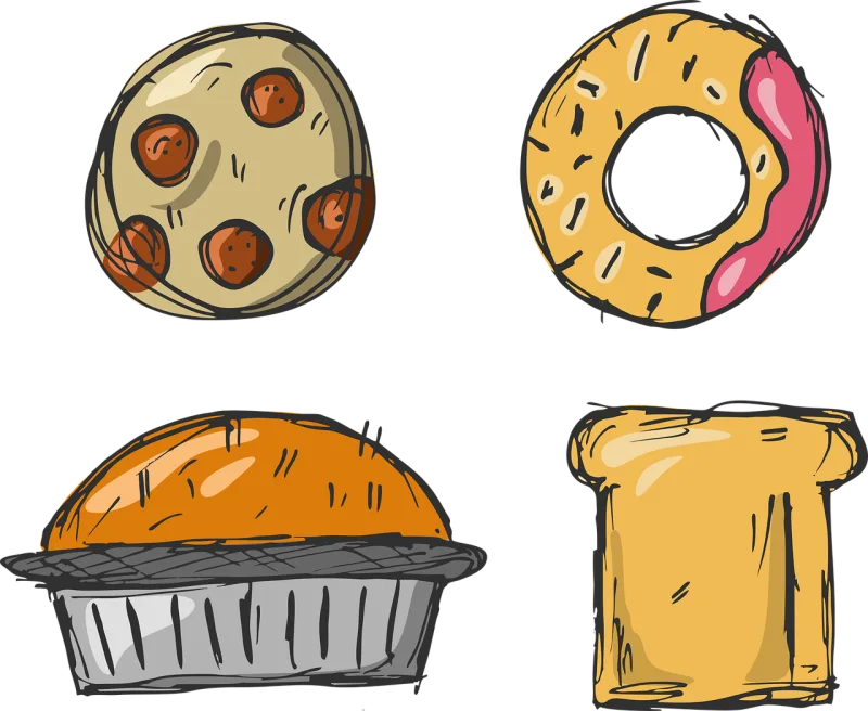 Pie Keks Dessert Stickdatei – Essen & Trinken