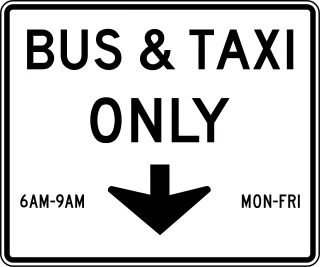 Arrow Only Bus Stickdatei