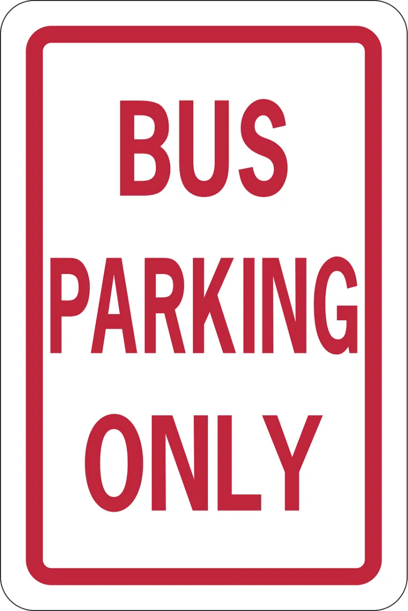 Park Only Bus Stickdatei – Fahrzeuge