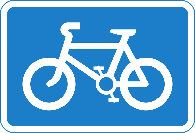 Bicycles Sign Signage Stickdatei – Sport