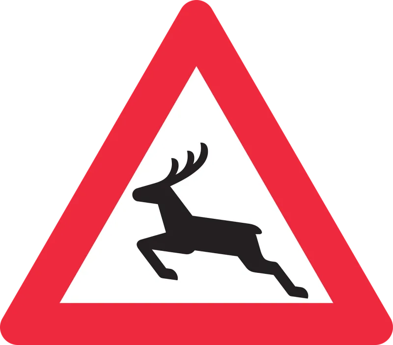 Deer Triangle Road Stickdatei – Tiere