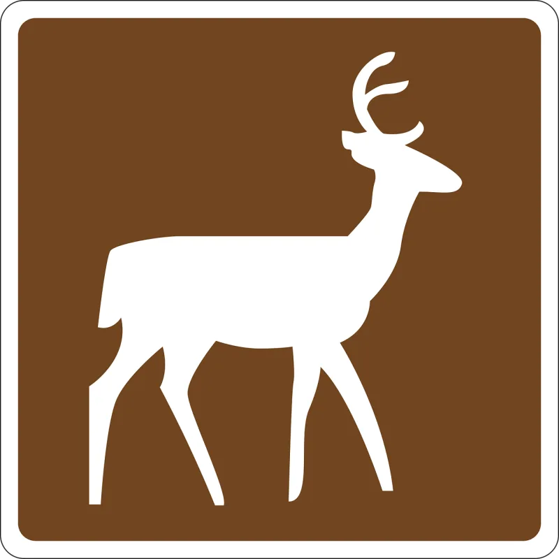 Deer Information Area Stickdatei – Tiere