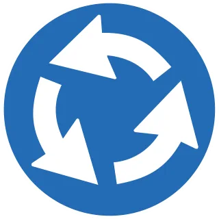 Drive Car Roundabout Stickdatei