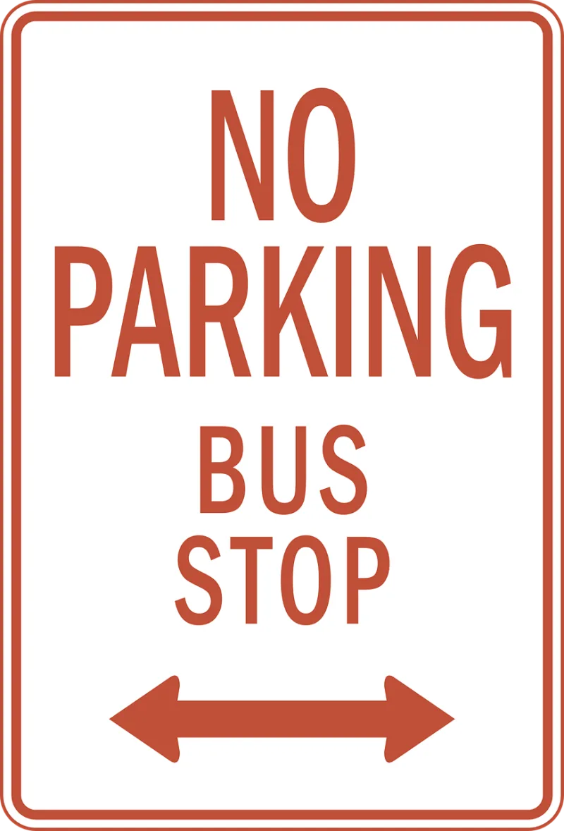 Park Information No parking Stickdatei – Fahrzeuge