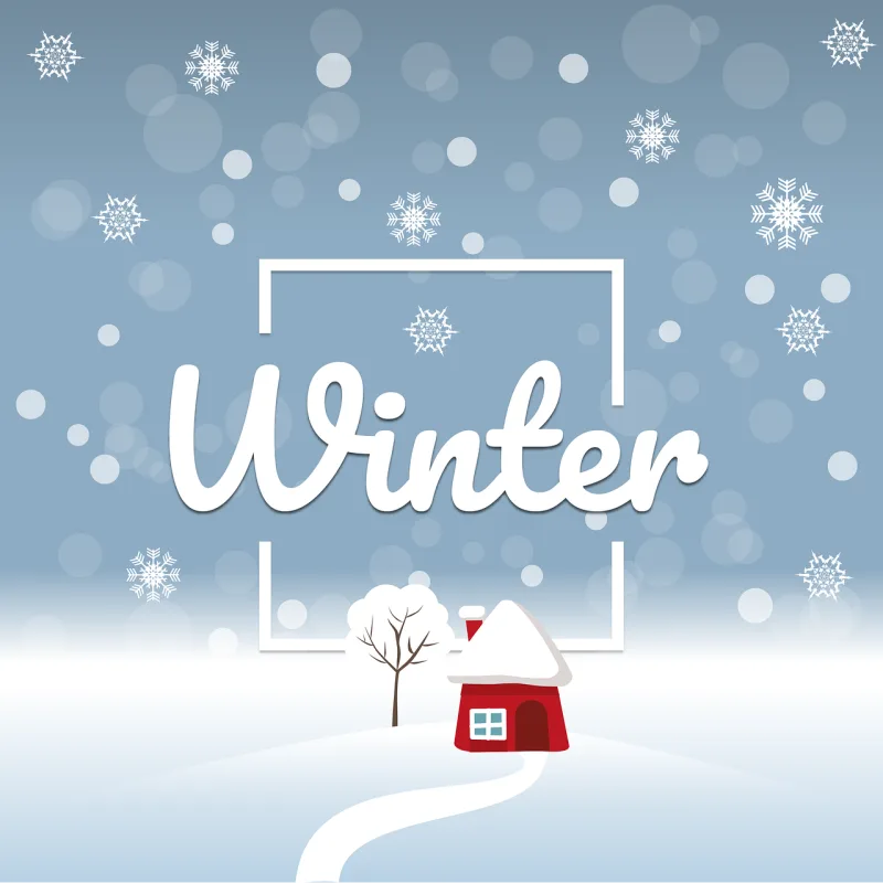 Season Winter Snow Stickdatei – Weihnachten