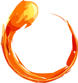 Fire Ring Blaze Stickdatei