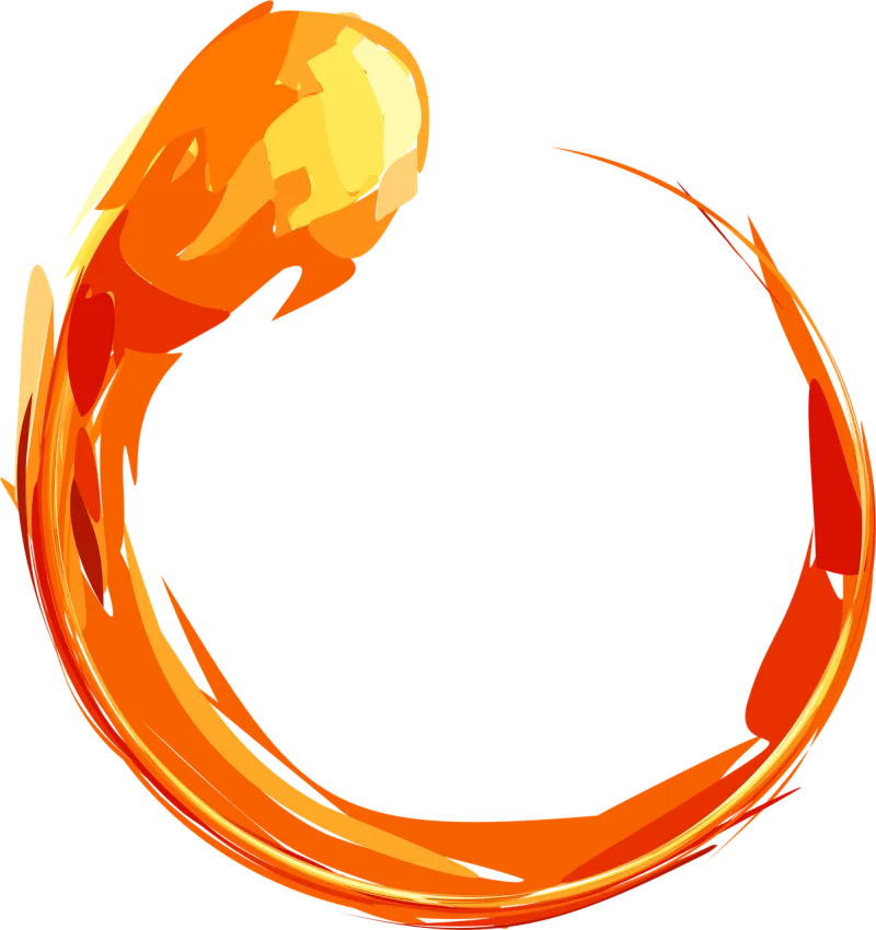Fire Ring Blaze Stickdatei – Kinder