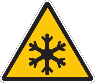 Information Warning Snow Stickdatei – Weihnachten
