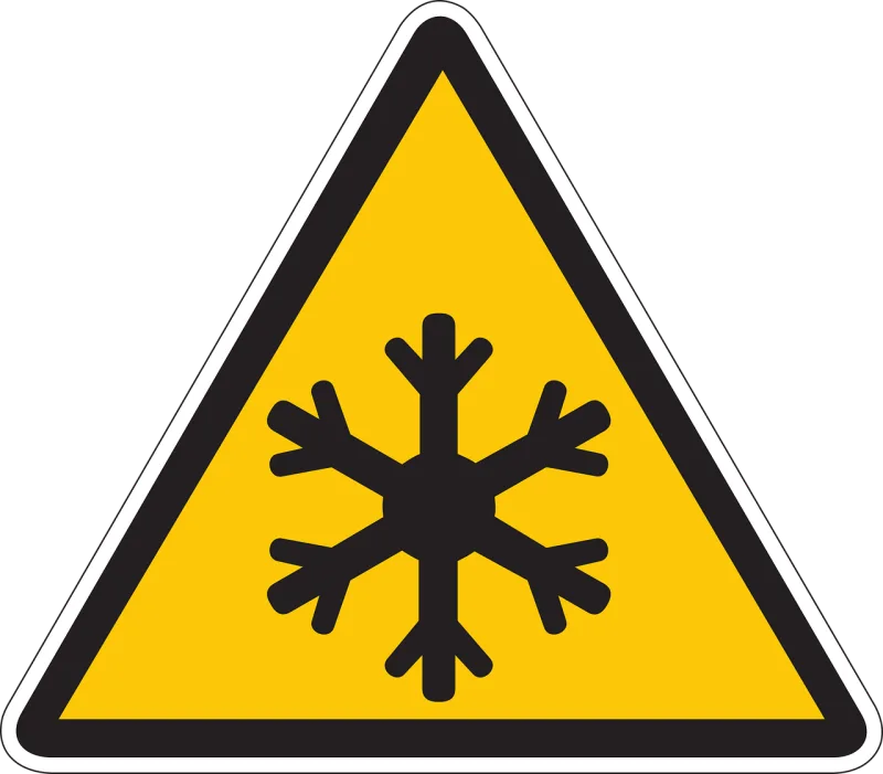 Information Warning Snow Stickdatei – Weihnachten