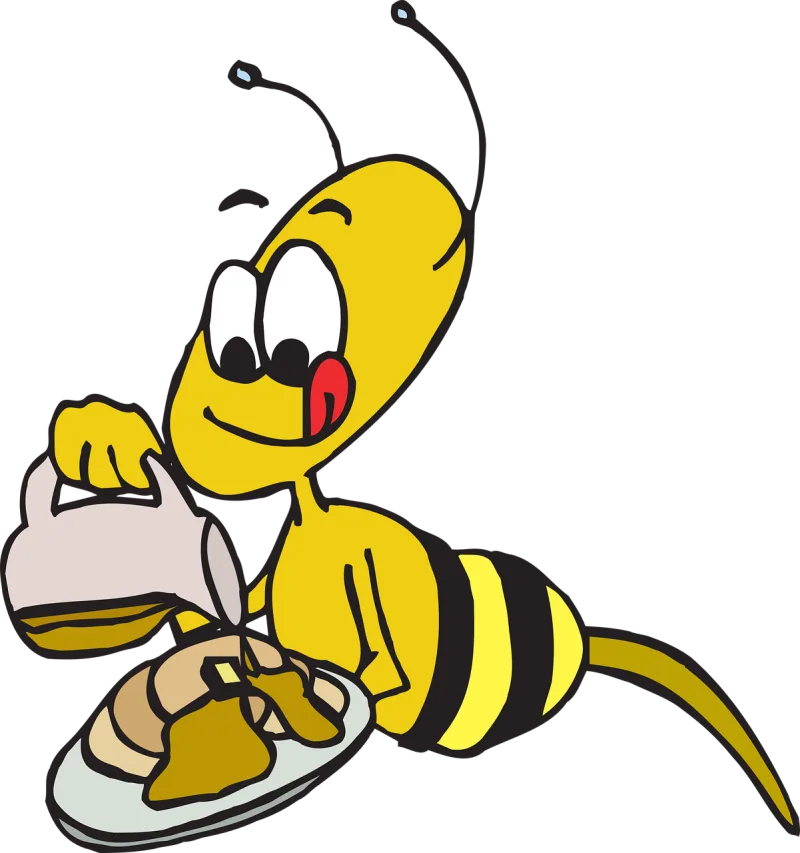 Bee Yellow Insects Stickdatei – Tiere