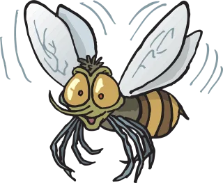 Bee Flying Insect Stickdatei