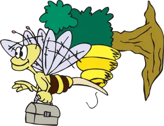 Home Going Bee Stickdatei