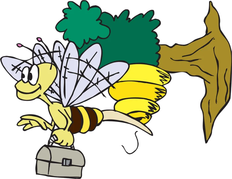 Home Going Bee Stickdatei – Tiere
