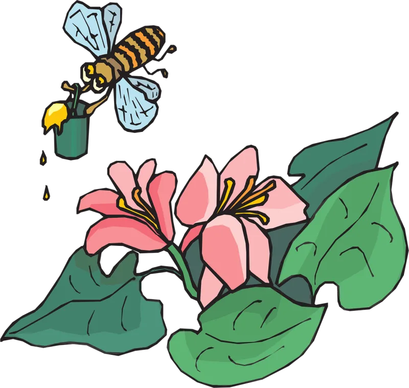 Bee Flying Insects Stickdatei – Tiere