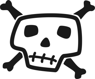 Skull Crossbones Pirate Stickdatei