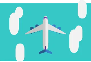 Plane Sky Airplane Stickdatei