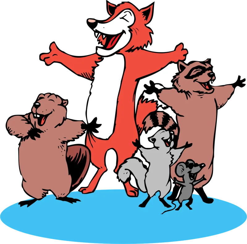 Animals Mouse Singing Stickdatei – Tiere