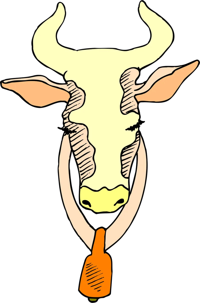 Head Eyes Cow Stickdatei – Weihnachten