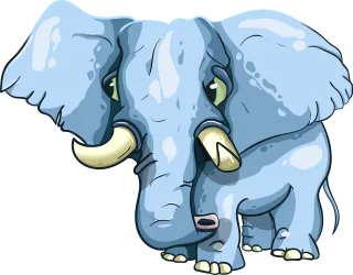 Elephant Tusks Trunk Stickdatei