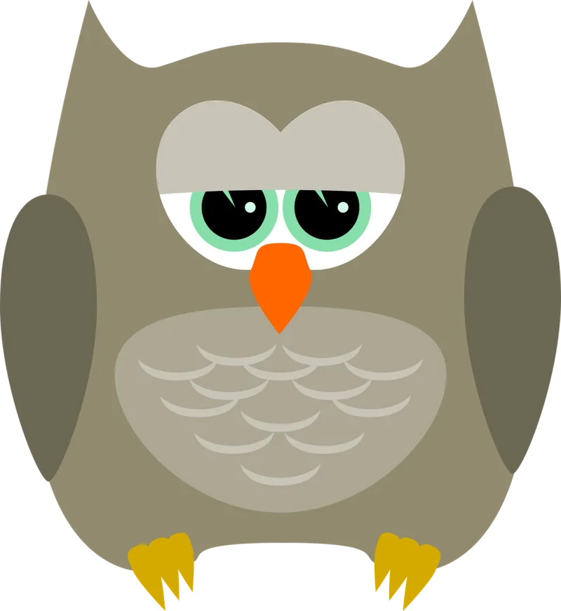 Owl Bird Cute Stickdatei – Tiere