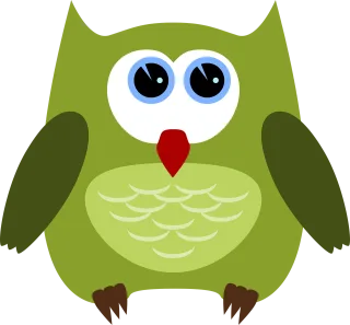 Owl Bird Animal Stickdatei