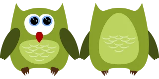 Owl Bird Animal Stickdatei