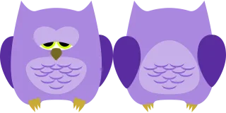 Owl Bird Animal Stickdatei