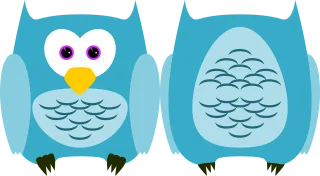 Owl Bird Animal Stickdatei