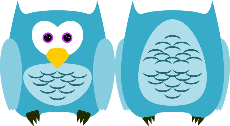 Owl Bird Animal Stickdatei – Tiere