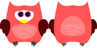 Owl Bird Animal Stickdatei