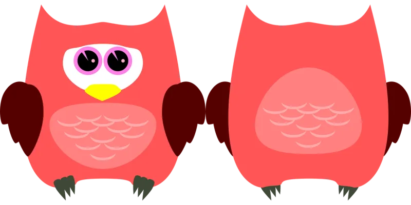 Owl Bird Animal Stickdatei – Tiere
