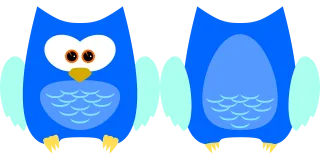 Owl Bird Animal Stickdatei