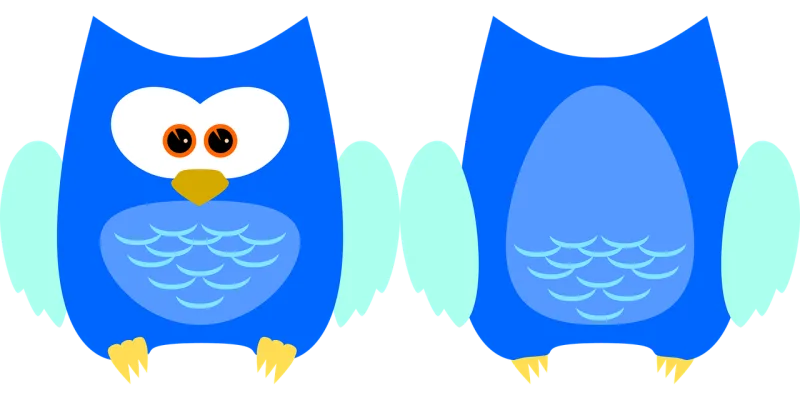 Owl Bird Animal Stickdatei – Tiere