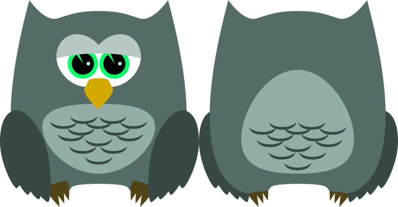 Owl Bird Animal Stickdatei – Tiere