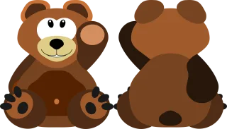 Teddy bear Bear Knuffig Stickdatei