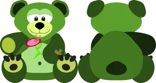 Teddy bear Bear Knuffig Stickdatei
