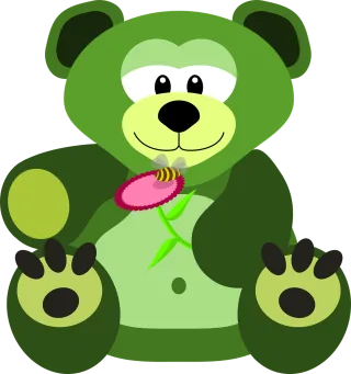 Teddy bear Bear Knuffig Stickdatei