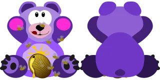 Teddy bear Bear Knuffig Stickdatei