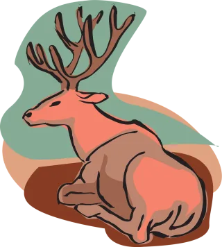 Deer Style Wild Stickdatei