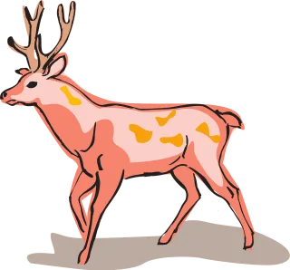 Red Deer Nature Stickdatei – Tiere