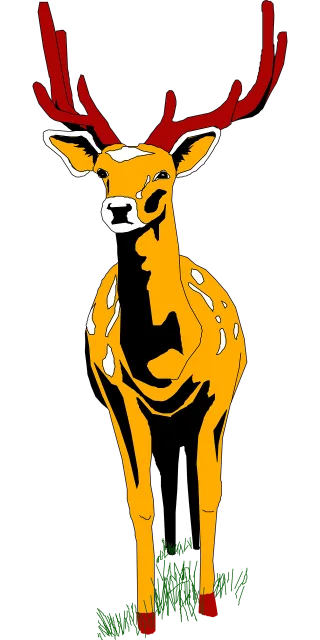 View Deer Front Stickdatei