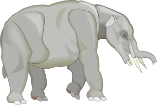 Gray Elephant Nature Stickdatei